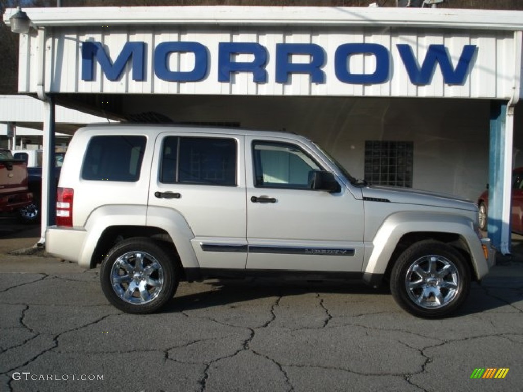 2008 Liberty Limited 4x4 - Bright Silver Metallic / Pastel Slate Gray photo #1