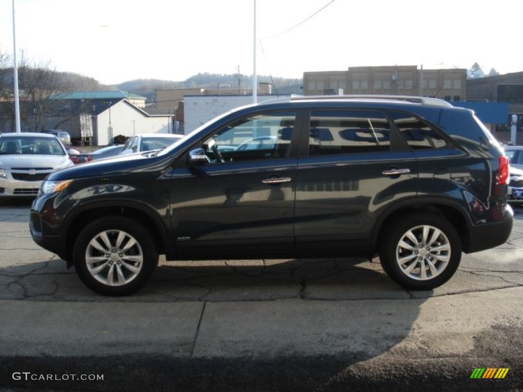 2011 Sorento LX V6 AWD - Pacific Blue / Gray photo #5