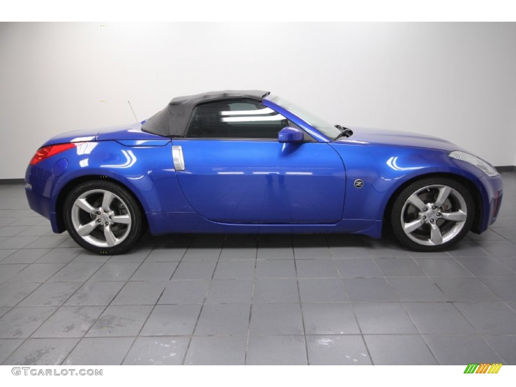 Daytona Blue Metallic 2007 Nissan 350Z Touring Roadster Exterior Photo #61257329