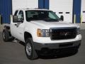 2012 Summit White GMC Sierra 2500HD Extended Cab 4x4 Chassis  photo #2