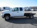 2012 Summit White GMC Sierra 2500HD Extended Cab 4x4 Chassis  photo #4
