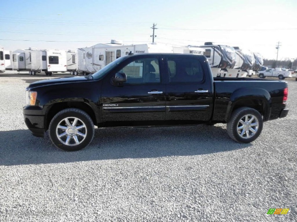 Onyx Black 2012 GMC Sierra 1500 Denali Crew Cab 4x4 Exterior Photo #61259267