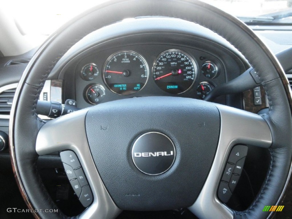 2012 Sierra 1500 Denali Crew Cab 4x4 - Onyx Black / Ebony photo #8