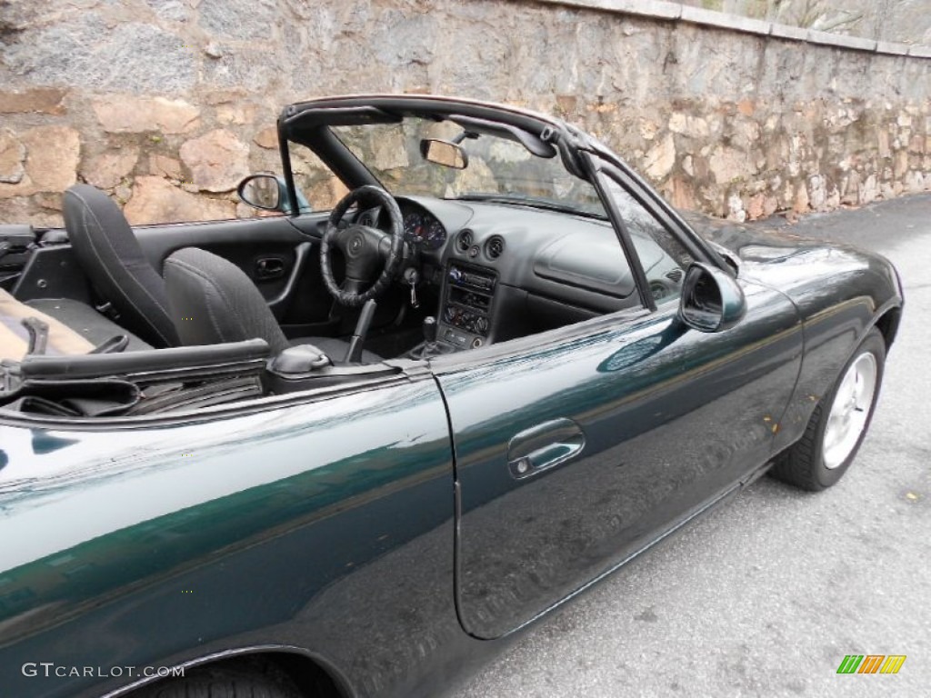 2000 MX-5 Miata Roadster - Emerald Mica / Black photo #11