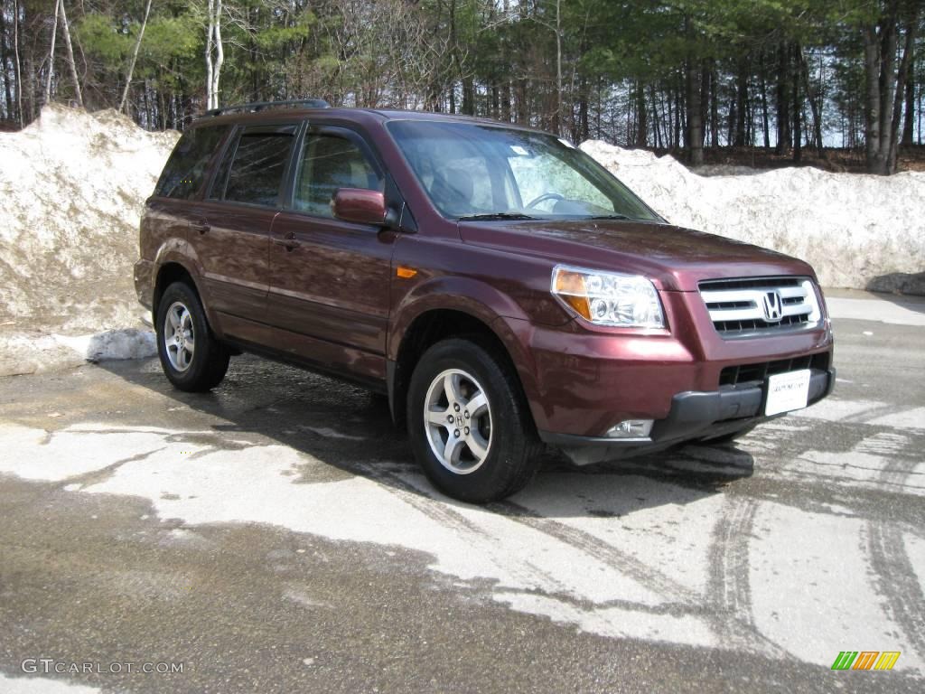 Dark Cherry Pearl Honda Pilot