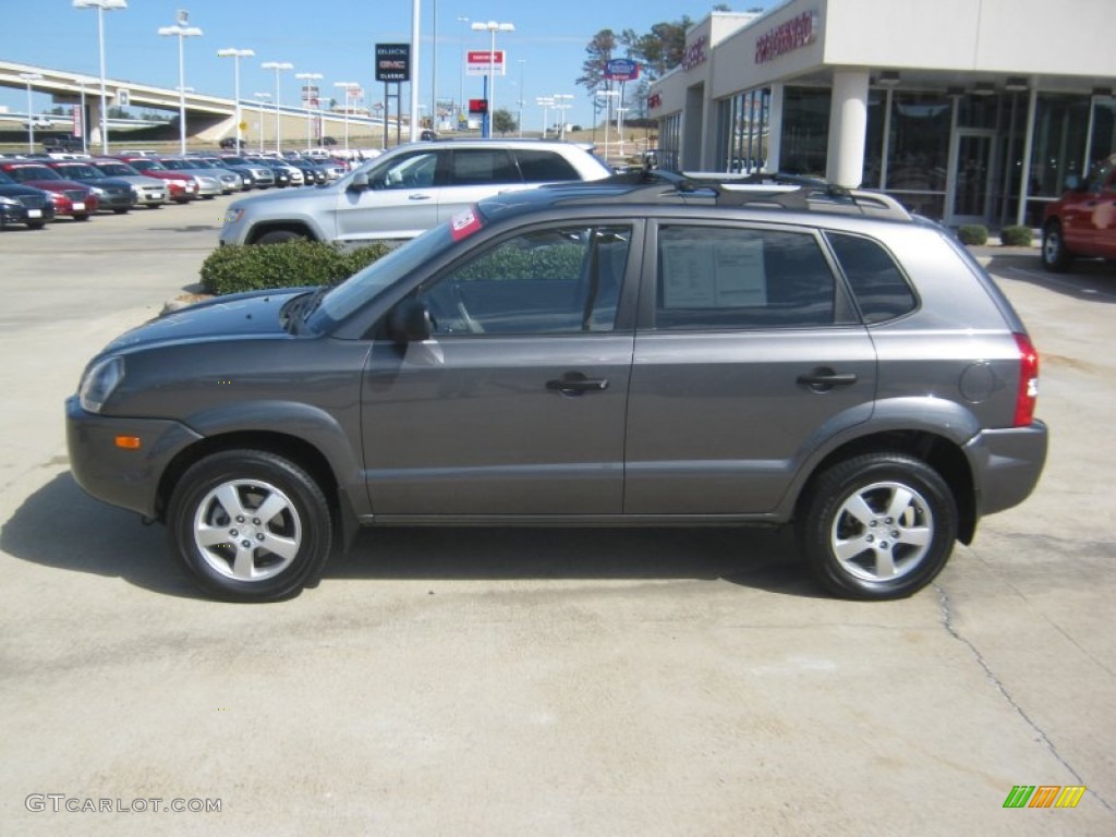 Dark Titanium Gray 2008 Hyundai Tucson GLS Exterior Photo #61260650