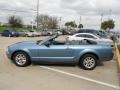 2007 Windveil Blue Metallic Ford Mustang V6 Premium Convertible  photo #27