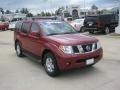 2007 Red Brawn Nissan Pathfinder SE  photo #7