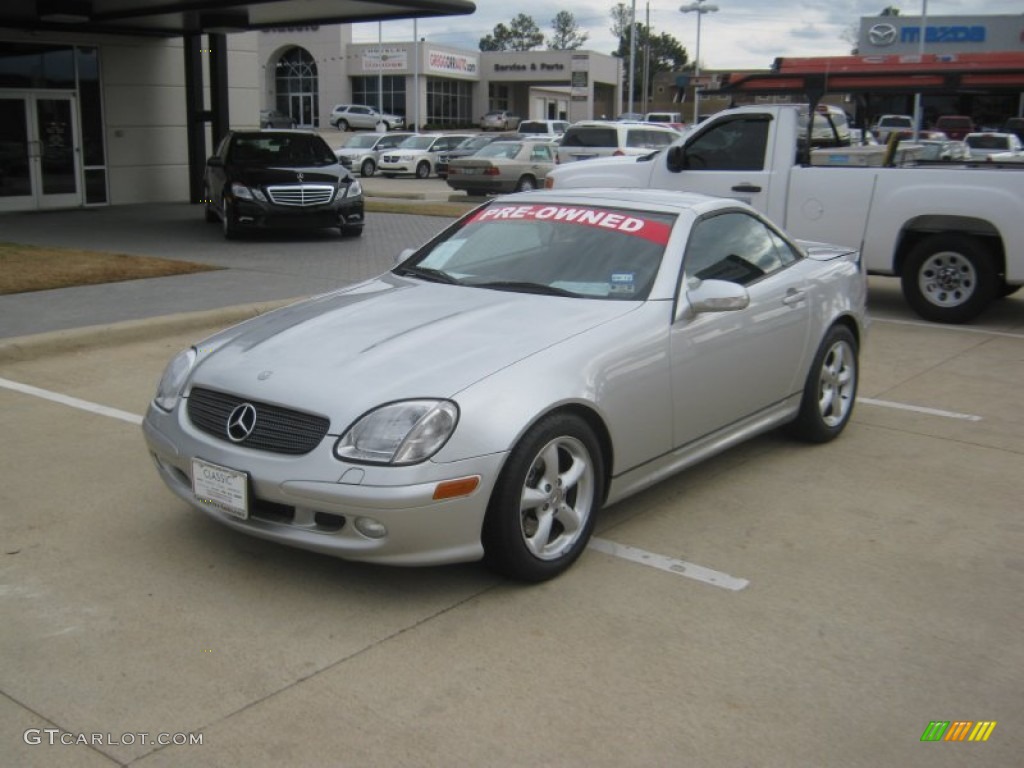 2004 SLK 320 Roadster - Brilliant Silver Metallic / Charcoal photo #1