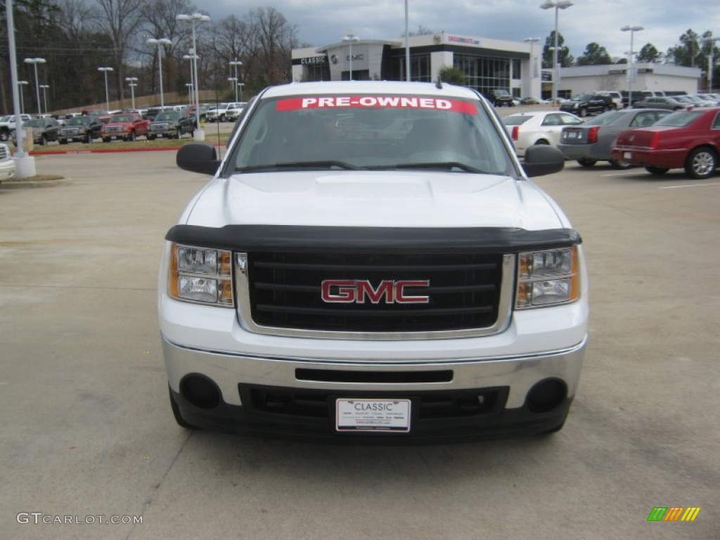 2010 Sierra 1500 SL Crew Cab 4x4 - Summit White / Dark Titanium photo #8