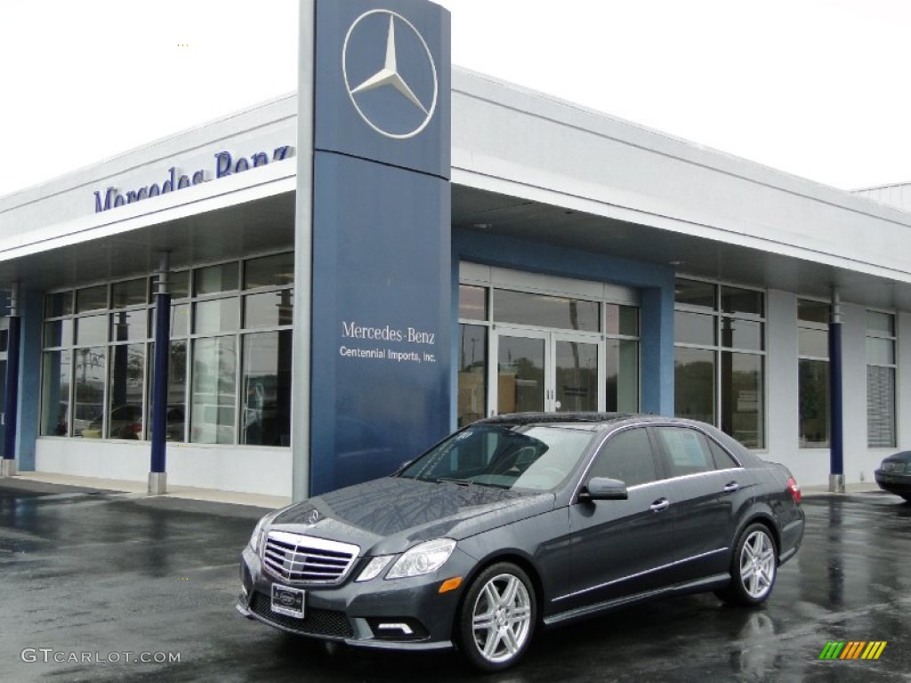 2010 E 550 Sedan - Steel Grey Metallic / Natural Beige photo #2