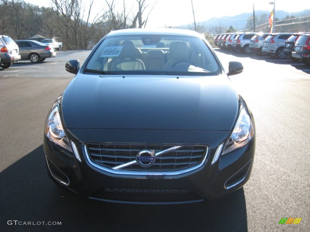 2012 S60 T5 - Saville Grey Metallic / Soft Beige photo #3