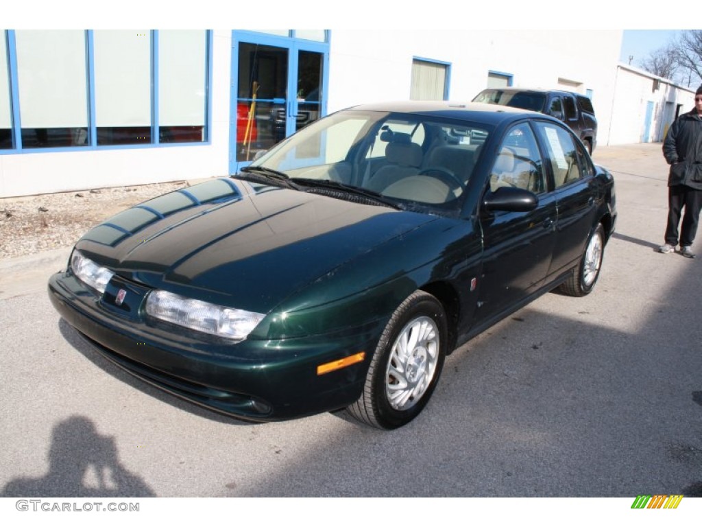 1998 S Series SL2 Sedan - Dark Green Metallic / Tan photo #3