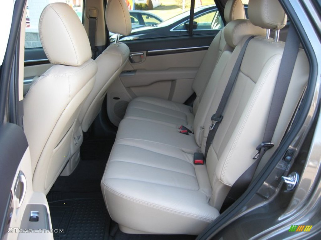 Beige Interior 2012 Hyundai Santa Fe Limited V6 AWD Photo #61265618
