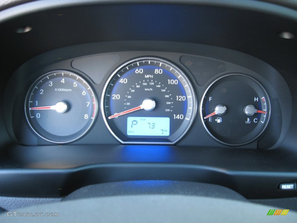 2012 Hyundai Santa Fe Limited V6 AWD Gauges Photo #61265720