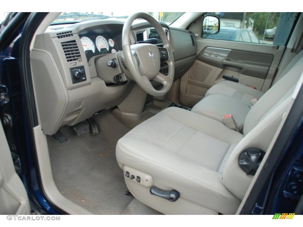 Khaki Interior 2008 Dodge Ram 1500 SLT Mega Cab 4x4 Photo #61265789