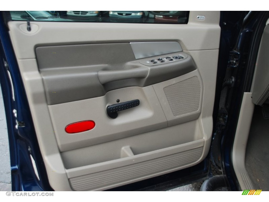 2008 Dodge Ram 1500 SLT Mega Cab 4x4 Khaki Door Panel Photo #61265804