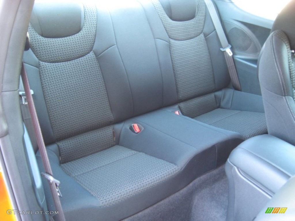 Black Cloth Interior 2012 Hyundai Genesis Coupe 2.0T Photo #61265867