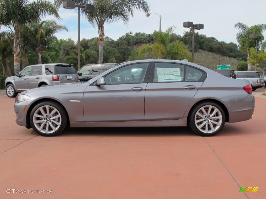 Space Gray Metallic 2012 BMW 5 Series 535i Sedan Exterior Photo #61266034