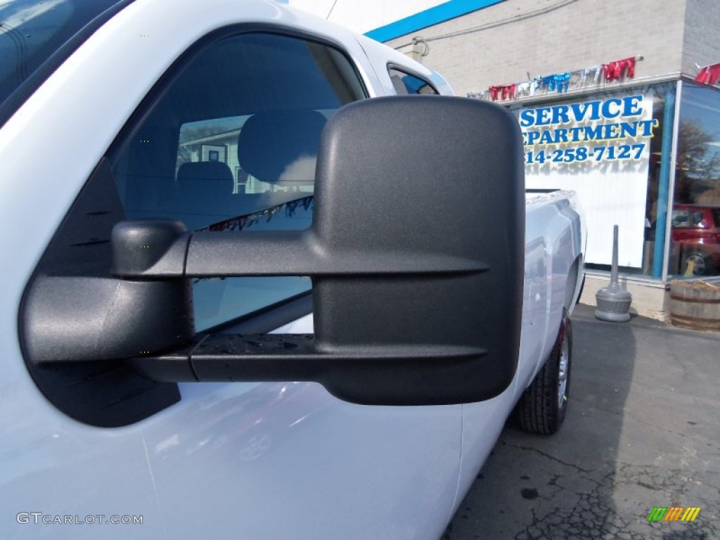 2012 Silverado 2500HD Work Truck Extended Cab 4x4 - Summit White / Dark Titanium photo #14