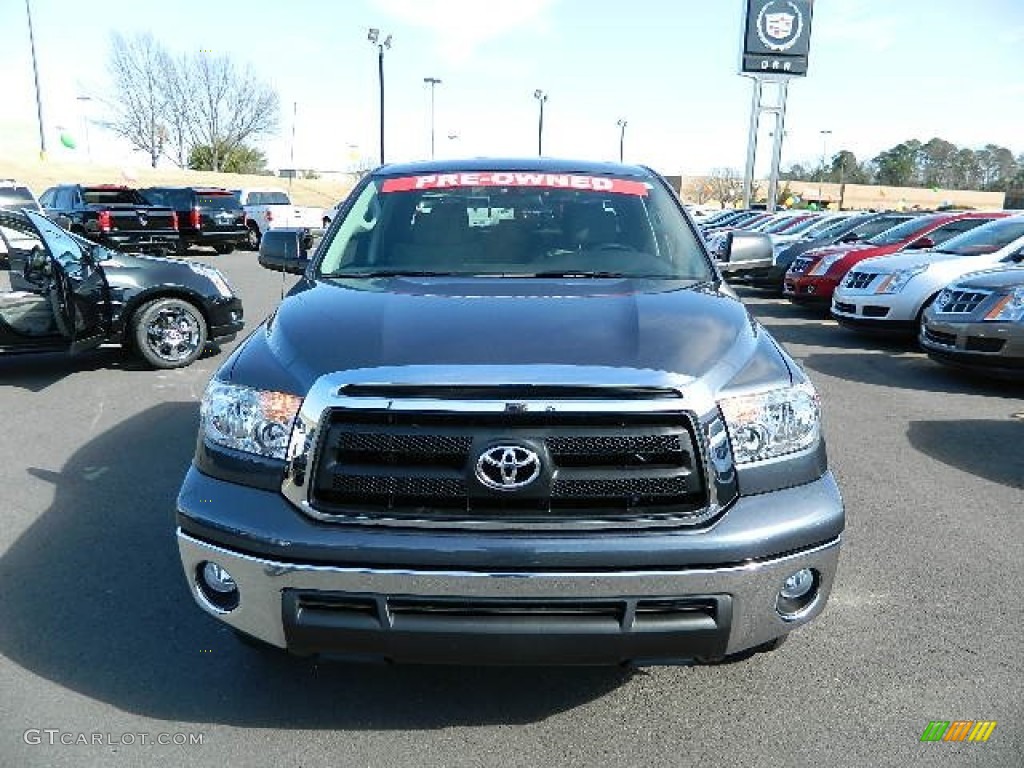 2010 Tundra Double Cab - Slate Gray Metallic / Graphite Gray photo #7