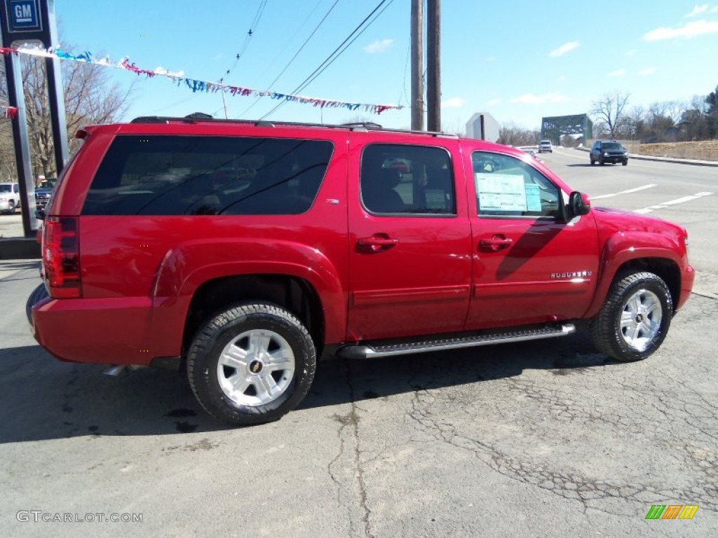 Crystal Red Tintcoat 2012 Chevrolet Suburban LT 4x4 Exterior Photo #61267136