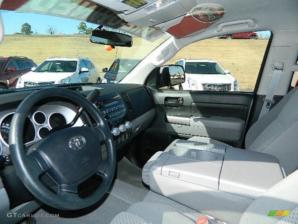 2010 Tundra Double Cab - Slate Gray Metallic / Graphite Gray photo #13