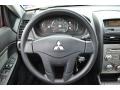 2011 Mitsubishi Galant Medium Gray Interior Steering Wheel Photo