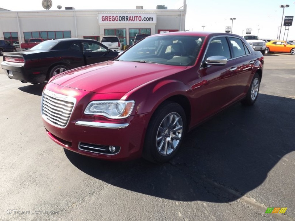 Deep Cherry Red Crystal Pearl Chrysler 300