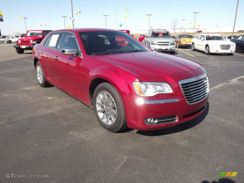 Deep Cherry Red Crystal Pearl 2011 Chrysler 300 Limited Exterior Photo #61267447