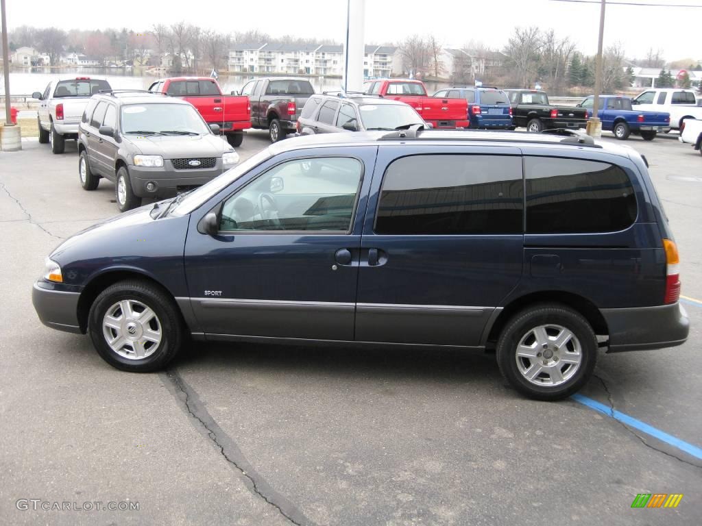 2002 Villager Sport - True Blue Metallic / Portland Gray photo #2
