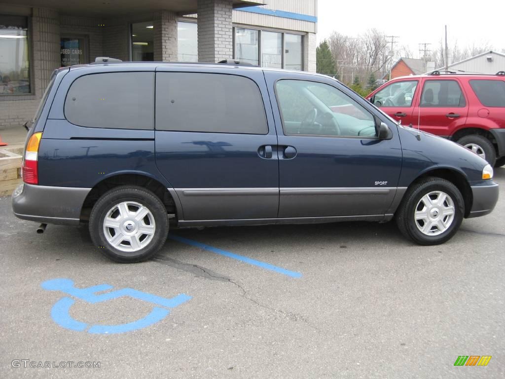 2002 Villager Sport - True Blue Metallic / Portland Gray photo #4