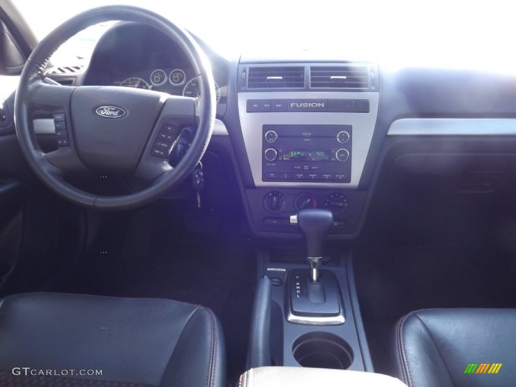 2008 Fusion SE V6 - Redfire Metallic / Charcoal Black/Red photo #10