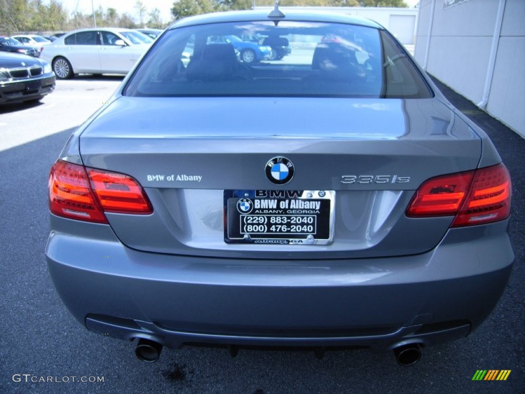 2011 3 Series 335is Coupe - Space Gray Metallic / Black photo #9