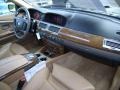 2008 BMW 7 Series Natural Brown Interior Dashboard Photo