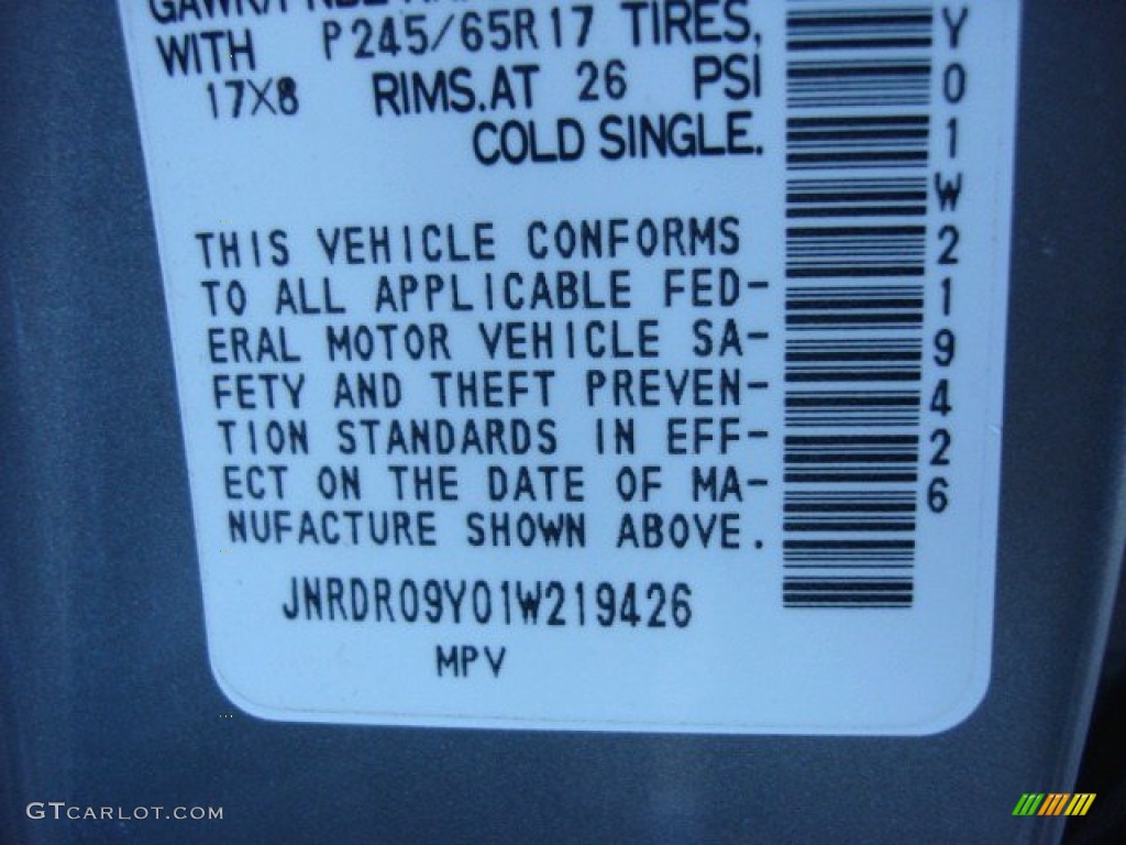 2001 QX4 4x4 - Titanium Metallic / Stone Beige photo #22
