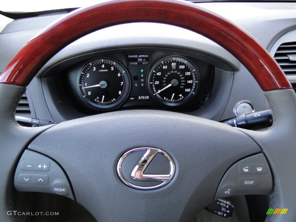 2009 Lexus ES 350 Cashmere Steering Wheel Photo #61271114