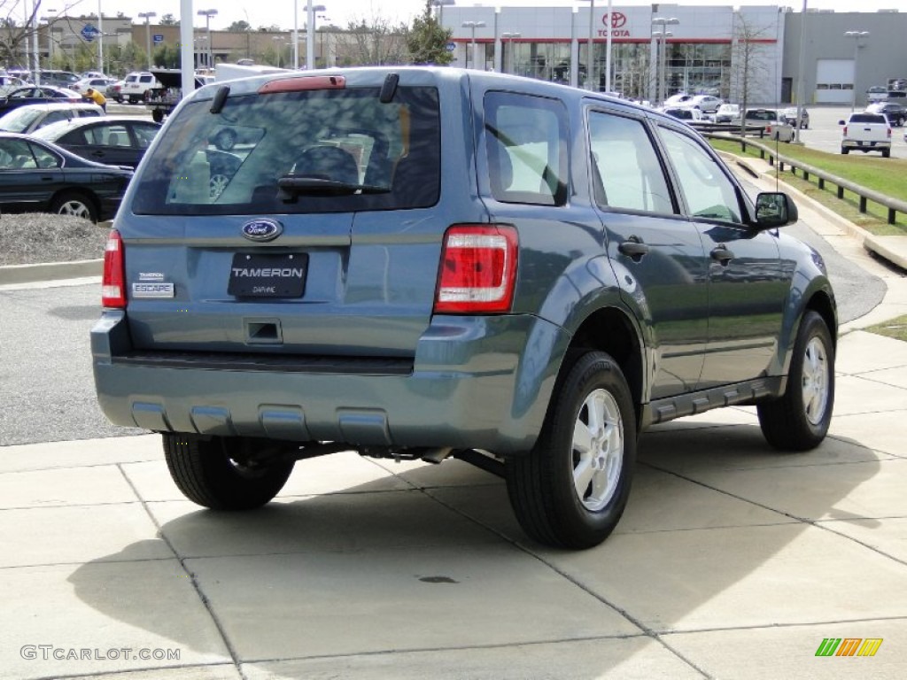 2010 Escape XLS 4WD - Steel Blue Metallic / Stone photo #5