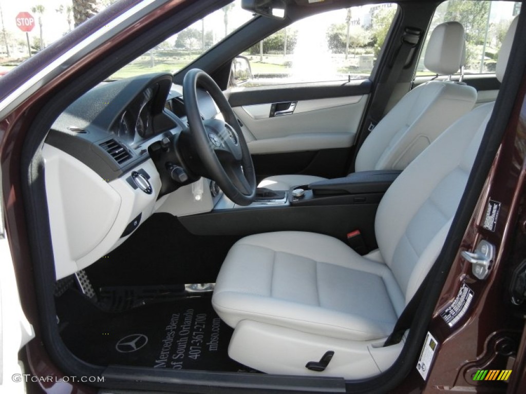 Grey/Black Interior 2009 Mercedes-Benz C 300 Sport Photo #61273532