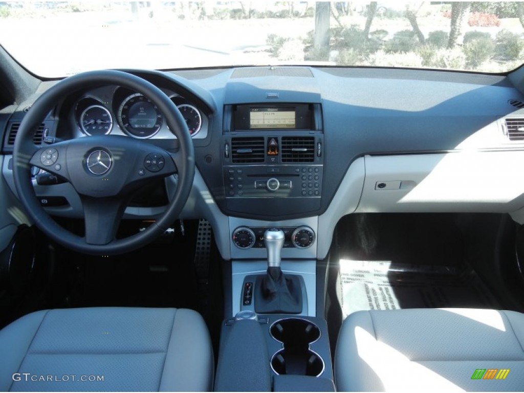 2009 Mercedes-Benz C 300 Sport Grey/Black Dashboard Photo #61273599