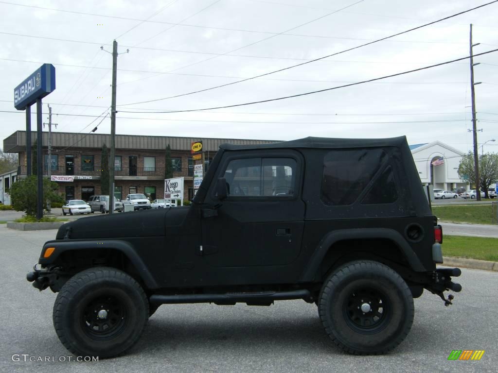 2002 Wrangler X 4x4 - Black / Agate Black photo #2