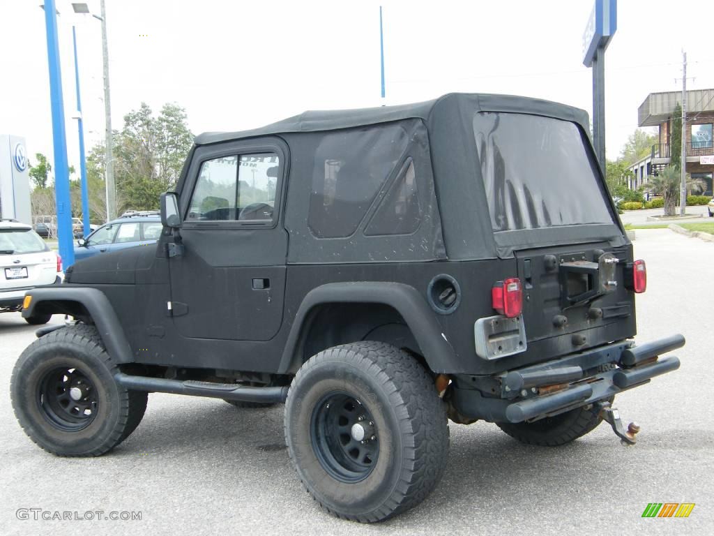 2002 Wrangler X 4x4 - Black / Agate Black photo #3