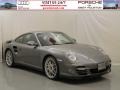 Meteor Grey Metallic 2011 Porsche 911 Turbo S Coupe