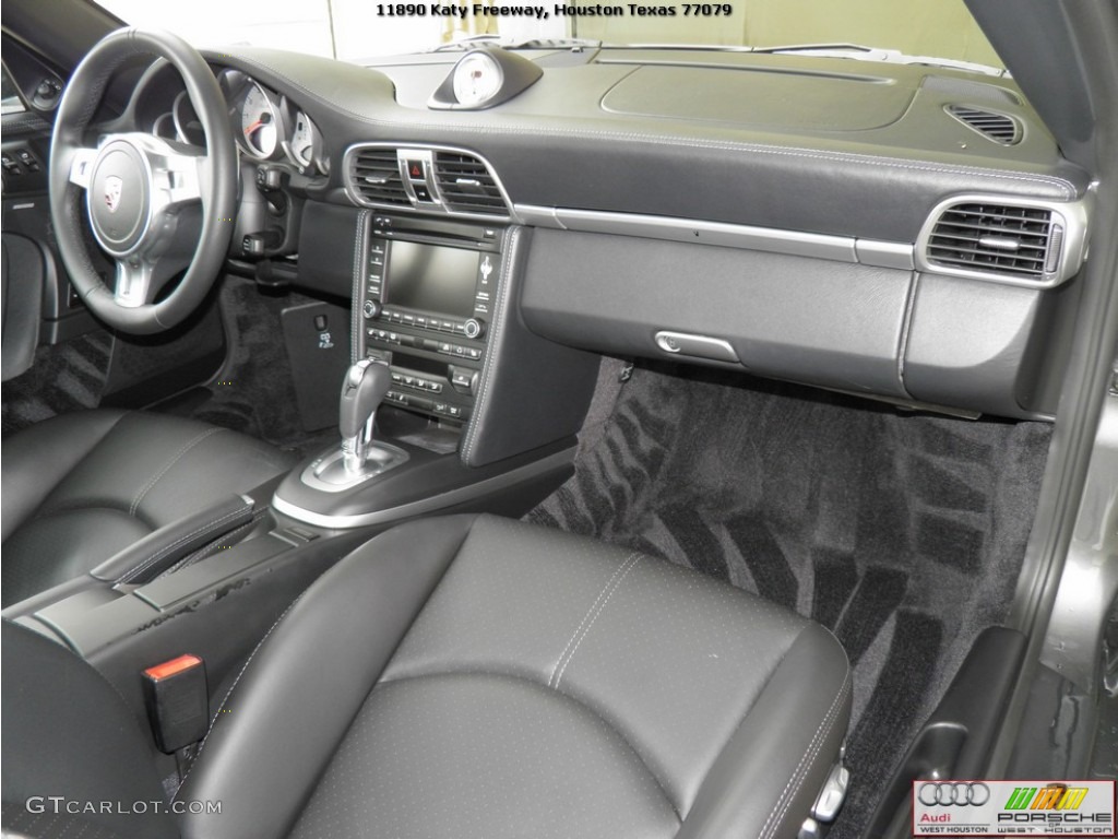 2011 911 Turbo S Coupe - Meteor Grey Metallic / Black photo #25