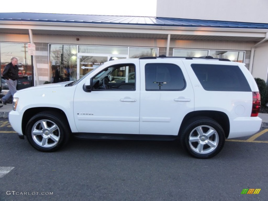 2007 Tahoe LTZ 4x4 - Summit White / Dark Titanium/Light Titanium photo #3