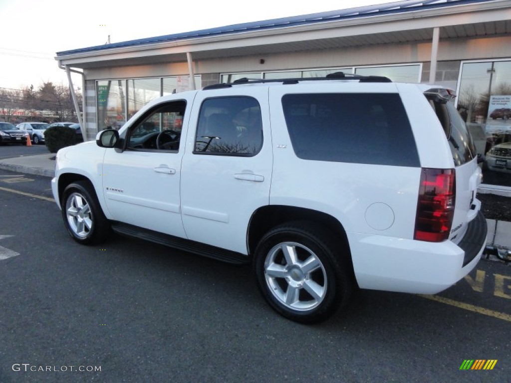 2007 Tahoe LTZ 4x4 - Summit White / Dark Titanium/Light Titanium photo #4