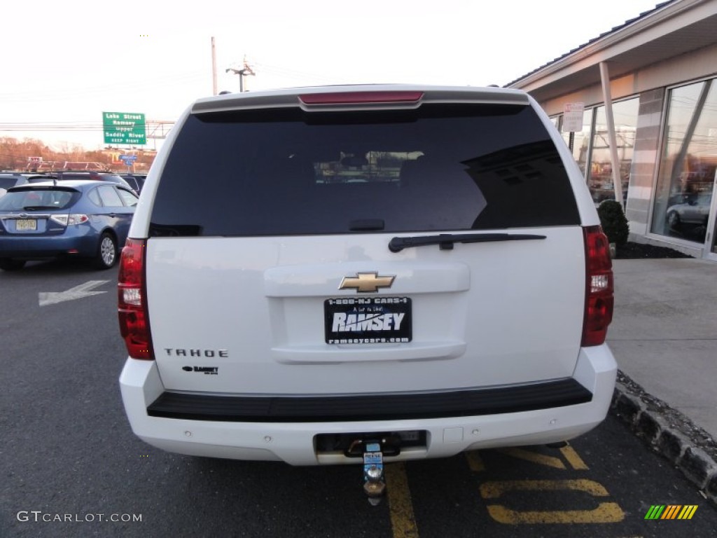 2007 Tahoe LTZ 4x4 - Summit White / Dark Titanium/Light Titanium photo #6