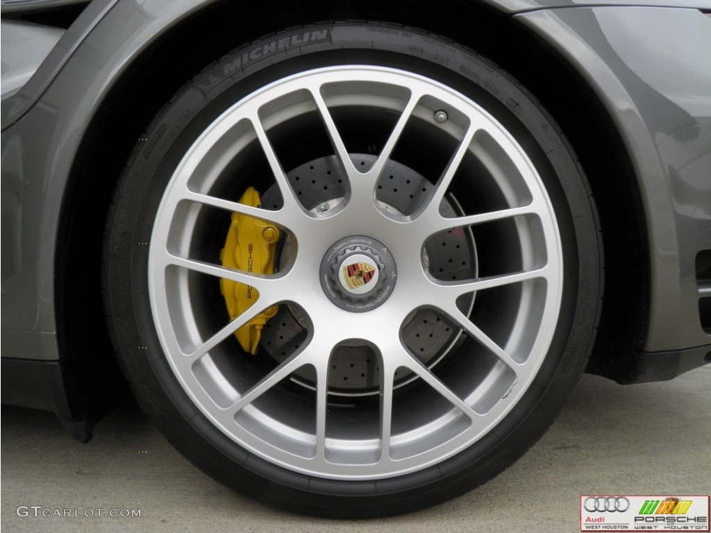 2011 911 Turbo S Coupe - Meteor Grey Metallic / Black photo #29