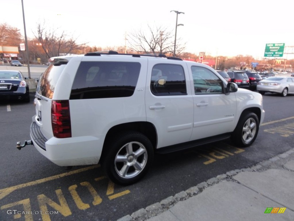 2007 Tahoe LTZ 4x4 - Summit White / Dark Titanium/Light Titanium photo #8