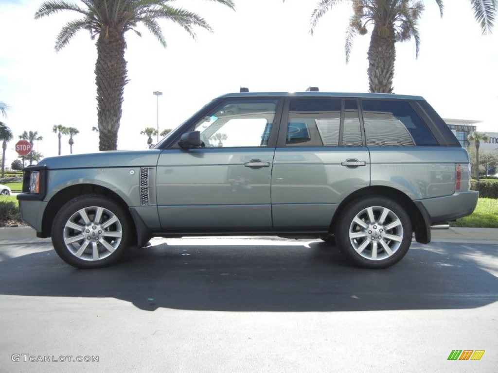 2006 Range Rover Supercharged - Giverny Green Metallic / Sand/Jet photo #1